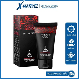 USA  Gel Titan - Gel tăng kích thước dương vật và cương dương,Chống xuất tinh sớm, tăng khoái Cảm XMARVEL