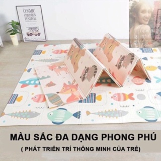 SALE LỚN HOT ƯU ĐÃI Thảm Xốp Trải Sàn Xpe Phủ Silicon Chống Thấm Cho Bé Siêu Êm 1m8 x2m Nhanh Tay đặt ngay HOT Nhanh tay