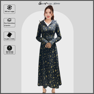 Áo khoác chống nắng nữ toàn thân dáng dài thun lạnh cao cấp 2026
