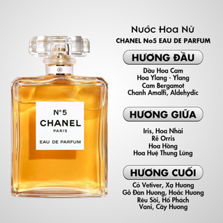 Nước Hoa Nữ Chanel No5, Hương Thơm Cổ Điển, Nhẹ Nhàng Đầy Quyến Rũ
