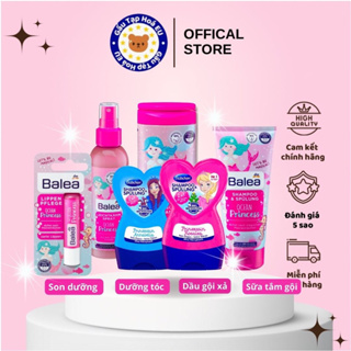 Dầu gội xả dưỡng tóc 2in1, sữa tắm gội Balea Litte Princess 200ml cho bé gái từ 2 tuổi