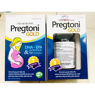 VITAMIN TỔNG HỢP Pregtoni Gold dành cho mẹ bầu DHA-EPA HỘP 30 Viên - Ảnh 2