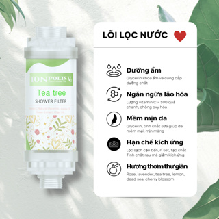 Lõi lọc nước Vitamin hương hoa cho vòi sen IONPOLIS KOREA - Lọc cặn, khử clo, giúp da mềm mịn, hương hoa thư giãn