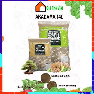 Đất nung AKADAMA Nhật Bản 14L  giá thể trồng bonsai, giữ ẩm, sen đá, phân nền thủy sinh, thoát nước kích thích rễ