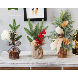 Cây thông noel đê  ba n xinh xă n a nh thâ t phong ca ch vintage Gia ng Sinh Hy Hy Store