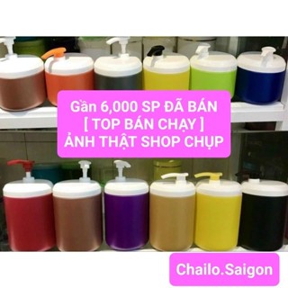 Hủ có vòi đựng kem body 500g, 1kg chiết kem, hủ đựng mỹ phẩm