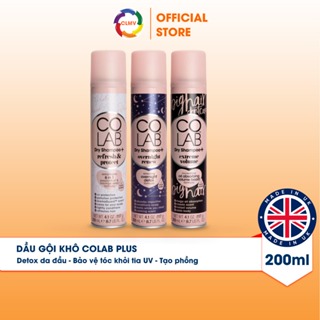 Dầu Gội Khô Colab Plus   Detox Da Đầu, Bảo Vệ Tóc Khỏi Tia UV, Tạo Phồng - Vào Nếp Chuẩn Salon