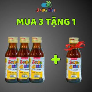 Combo 3 Tang 1 Japa Kids Siro Ăn Ngon Cho Bé Hỗ Trợ Bé Tăng Cân Thúc Đẩy Vị Giác Hấp Thụ Tốt Hơn Tăng Đề Kháng Cho Bé