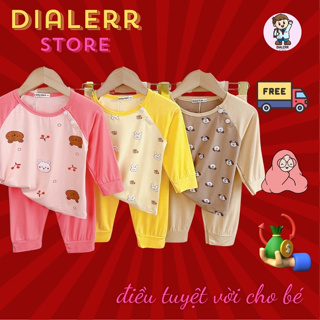 Bộ Ba Lỗ Thun Lạnh In Hình Con Vật Cho Bé Trai Bé Gái 8-26kg Bear kids  Quần Áo Ba Lỗ Cho Bé Cao Cấp BA LỖ ĐỒ THÚ