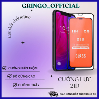 Kính Cường Lực Chống Va Đập Iphone 21D Full Màn 6/6Plus/6S/6SPlus/7/7Plus/8/8Plus/X/Xs/11/12/13/Pro/Max/Promax  CL 21D