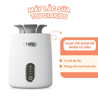 Máy lắc sữa TopGiaKids 3 chế độ lắc cho mọi loại sữa, hỗ trợ hòa tan sữa nhanh chóng và hạn chế bọt khí