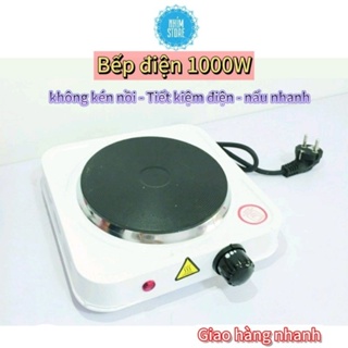Bếp Điện Mini 1000W Không Kén Nồi, Bếp Điện Mini Pha Cafe, Trà, Nấu Nước Nhím Store
