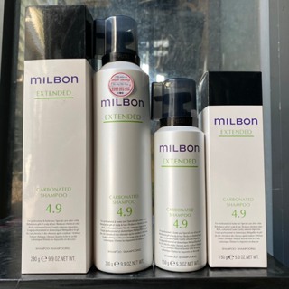 Dầu gội bọt khí cân bằng độ pH sau khi nhuộm Milbon Extended Carbonated Shampoo 280gr  NEW
