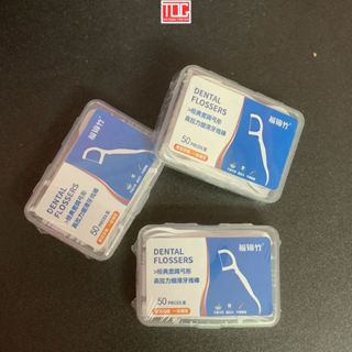 Set 3 Hộp Tăm Chỉ Nha Khoa Vệ Sinh Răng Miệng Tăm Xỉa Răng Cao Cấp Chăm Sóc Sức Khỏe