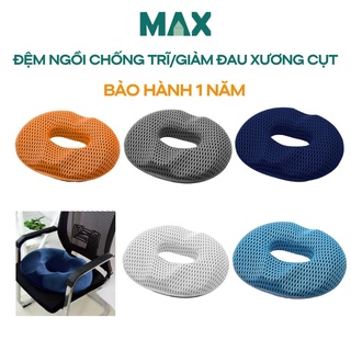 Gối đệm lót ngồi chống bệnh trĩ giảm đau xương cụt bằng cao su non lót ghế văn phòng, ghế ô tô hàng bảo hành 1 năm