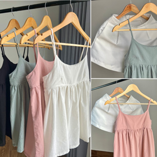 Áo Babydoll 2 Dây - Áo Dây Babydoll Nữ Mùa Hè - Freeship
