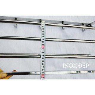 Kệ nhà tắm,giàn vắt khăn inox 304 cao cấp, chân đế dày dặn,chống rỉ sét,chịu lực tốt,độ bền - Ảnh 2