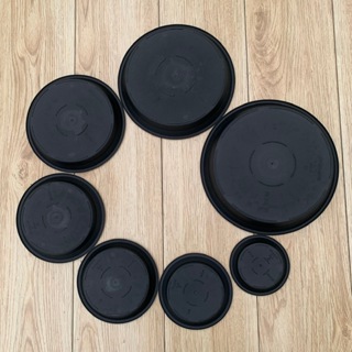 Đĩa Lót Chậu Nhựa VIETPOT Màu ĐEN, 7 Size, Loại Mỏng Nhẹ, Nhựa Nguyên Sinh Dẻo Dai, Đảm Bảo Công Năng Lót Chậu - Ảnh 2