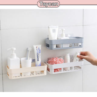 Kệ dán tường hình chữ nhật để đồ nhà tắm nhà bếp tiện lợi TAYCAN