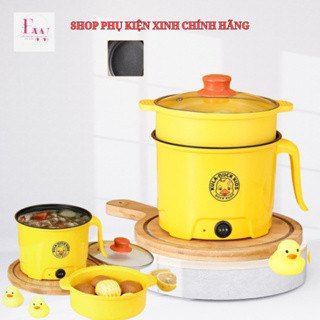 TẶNG KÈM XỬNG HẤP  Nồi lẩu điện đa năng con vịt đáng yêu