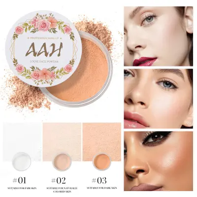 Hộp đựng hàngAah rõ ràng kiểm soát dầu phấn phủ phấn định hình kem che khuyết điểm mờ tự nhiên và tinh tế, giữ trang điểm không dễ bay bột thiết lập phấn phủ