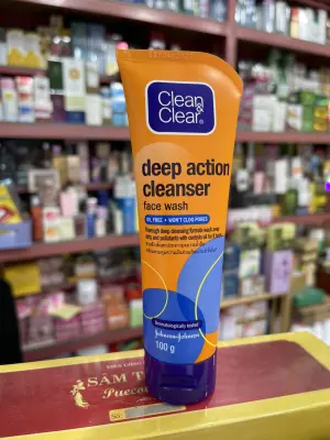 Sữa rửa mặt chống nhờn tác dụng sâu Clean & Clear 100g - 8850007650188
