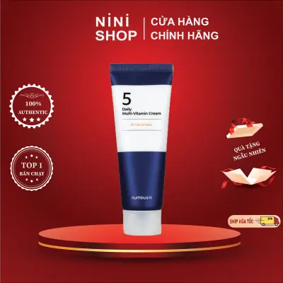 Kem dưỡng ẩm sáng da Numbuzin No.5 Daily Multi Vitamin Cream 60ml - ninishop