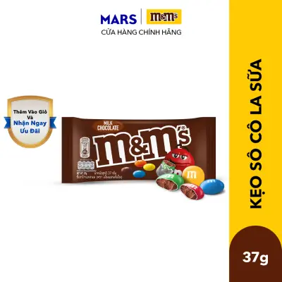 Combo 2 Kẹo Sô Cô La Sữa M&M'S gói 37g
