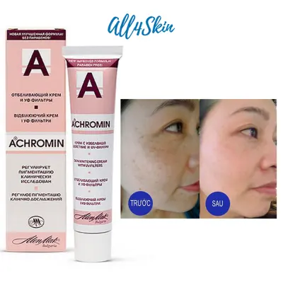 Kem trị nám Achromin Anti-Pigment Pro của Nga 45ml Kem trị thâm nám, tàn nhang và đồi mồi