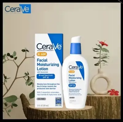 EverbeautyKem dưỡng ẩm mặt Cerave AM SPF 30  Kem dưỡng ẩm da mặt không dầu với kem chống nắng  Non-Comedogenic.PRHL
