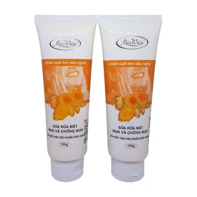 Combo 2 Sữa Rửa Mặt Mụn Và Chống Mụn Miss White Tigon 100g