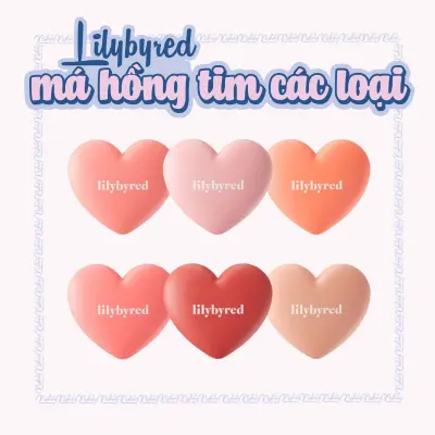 Má hồng Lilybyred Luv Beam Cheek/ Cheek Balm/ Blur Cheek