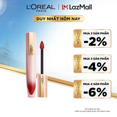 Son tint mịn lì cao cấp L'Oréal Paris Rouge Signature 7ml