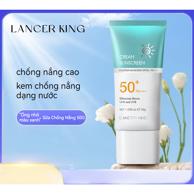 Kem Chống Nắng Lancer King Dưỡng Ẩm Cho Da Tươi Tắn Không Gây Nhờn