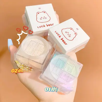 phấn Trang Điểm Mini Không Để Lại Dấu Vết Phấn Trang Điểm Bốn Màu Phấn Mật Ong Bốn Ô Chống Thấm Nước Và Mồ Hôi Kiểm Soát Dầu Lâu Trôi Cho Nữ