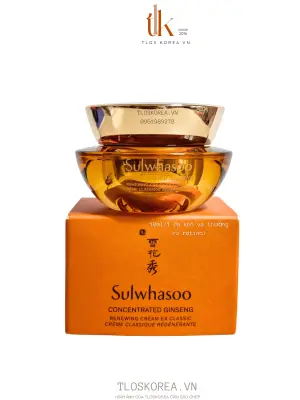 Da khô thường 5ml 10ml Kem dưỡng nhân sâm Sulwhasoo Concentrated Ginseng Rewing Cream Ex Classic