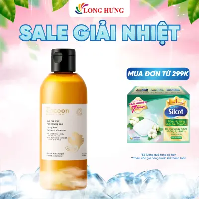 Sữa rửa mặt nghệ Hưng Yên Cocoon giúp da sạch mịn và rạng rỡ
