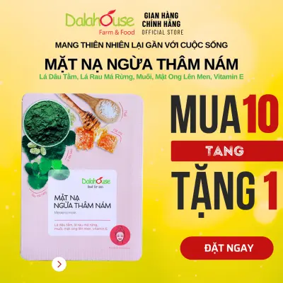 Mặt Nạ Ngừa Thâm m Dalahouse Giúp Mờ Thâm, Tái Tạo Tế Bào Mới, Trắng Da Tự Nhiên Gói 10g