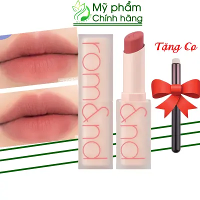 Son Thỏi Romand Zero 07 Envy Me San Hô Đất Nude Son Romand Zero Matte Lipstick Lì Mịn