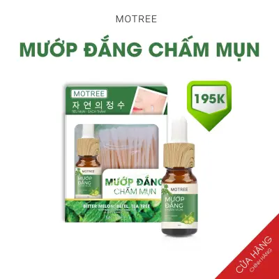 Serum khổ qua, mướp đắng Motree- 100% nguyên chất - giảm mụn, sáng da, chăm sóc da mặt hiệu quả cho chị em