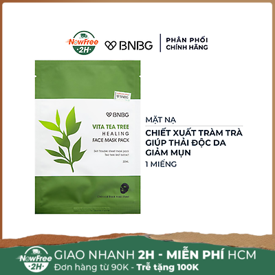 Mặt Nạ BNBG Tràm Trà Giúp Thải Độc Da, Giảm Mụn 30ml