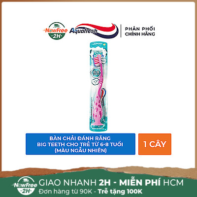 Bàn Chải Đánh Răng Aquafresh Big Teeth Cho Trẻ Từ 6-8 Tuổi