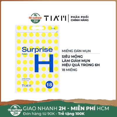Miếng Dán Mụn Tia'm Hydrocolloid Siêu Mỏng 18 Miếng