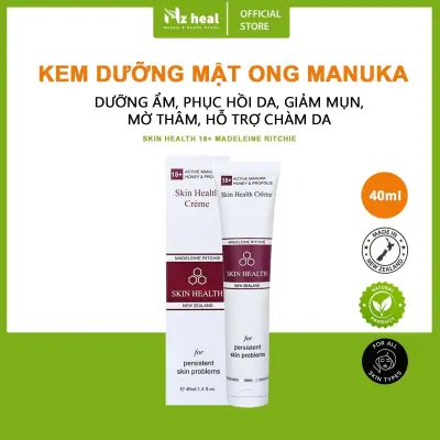 Kem Mật Ong Manuka Skin Health 18+ Madeleine Ritchie giảm mụn mờ thâm làm dịu da dị ứng viêm da