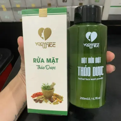 Bột rửa mặt thảo dược Yody White Phương Anh