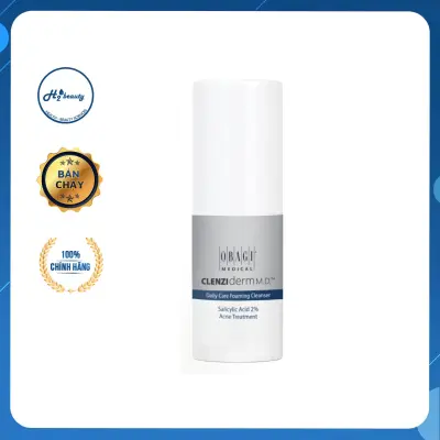 Sữa Rửa Mặt ngừa mụn OBG CLENZIderm MD Daily Care Foaming Cleanser Ngừa Mụn Cho Da Dầu Nhờn Sạch Sâu Lỗ Chân Lông Loại Bỏ Bã Nhờn Bụi Bẩn - Lọ 20ml