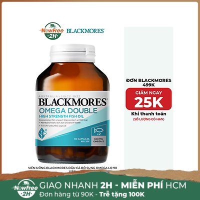 Viên Uống Blackmores Dầu Cá Bổ Sung Omega Lọ 90 Viên