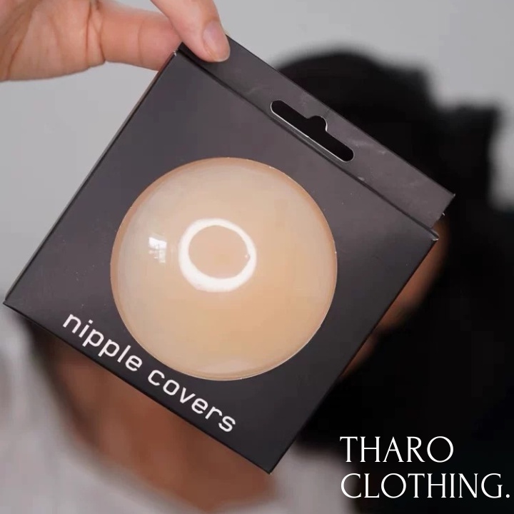 Hộp Đen 1 Cặp Dán Ngực Silicon Nhiệt Tự Thân - Tharo Clothing