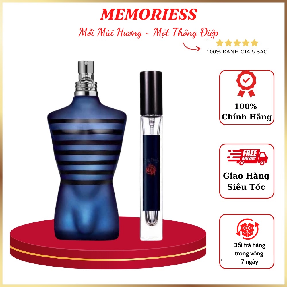 Nước Hoa Nam Chính Hãng JPG Ultra Male Intense Chiết 10ml .