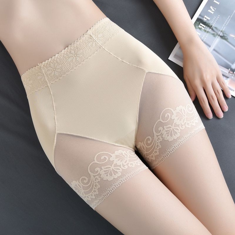 Mới Mỏng Cao Cấp Quần An Toàn Chống chói Nữ Mặc Bên Trong Kích Thước Lớn Ren Quần Short An Toàn Ba Điểm Quần Legging Mặc Ngoài Mùa Hè